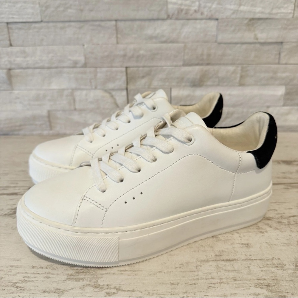 KURT GEIGER Women's Leather Laney Platform White Sneaker Size EU 36 US 5.5-6 New - Picture 3 of 14